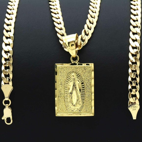 Guadalupe 14k 6mm 30" Cuban Necklace - Picture 1 of 3